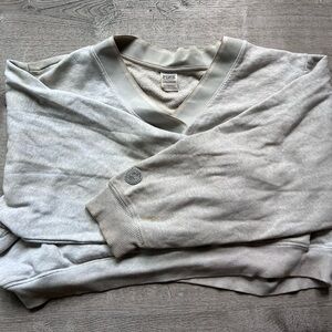 Pink victors secrets crop pull over